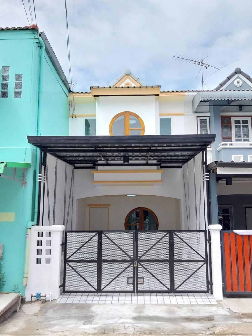 For SaleTownhouseNawamin, Ramindra : 2-story townhouse, K.C. Village, Ramintra 3, minimal style, ready to move in, Hathairat, Thai Raman, Khlong Sam Wa, along Khlong Song, Safari World, Fashion Island, Nimitmai, Chatuchot Panya Inthra, Wat Paen Thong School, Sai Mai, Lam Luk Ka, Benjamaracha