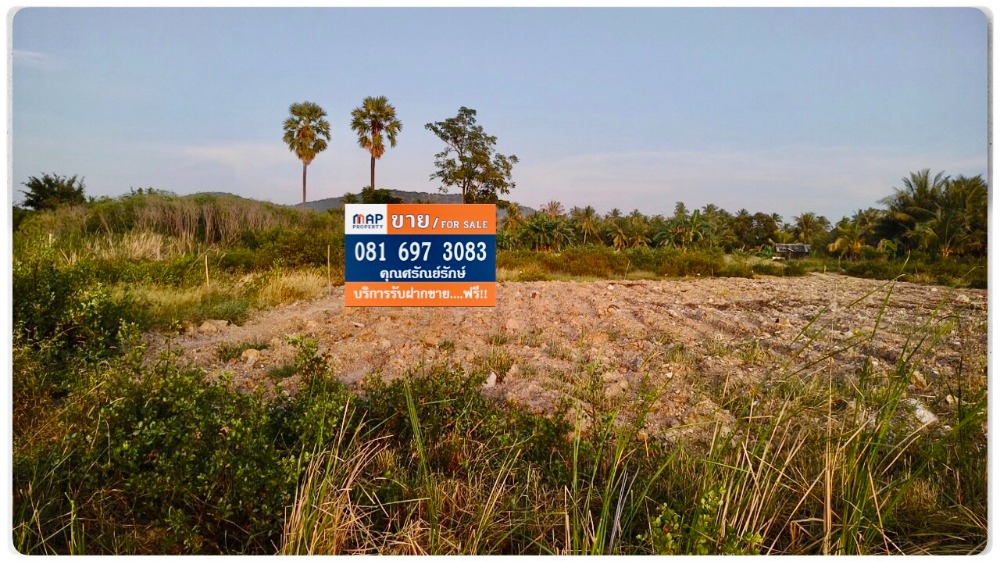 For SaleLandHuahin, Prachuap Khiri Khan, Pran Buri : Land for sale, Wang Phong, 4 rai 52.6 square wah, Pranburi, Prachuap.