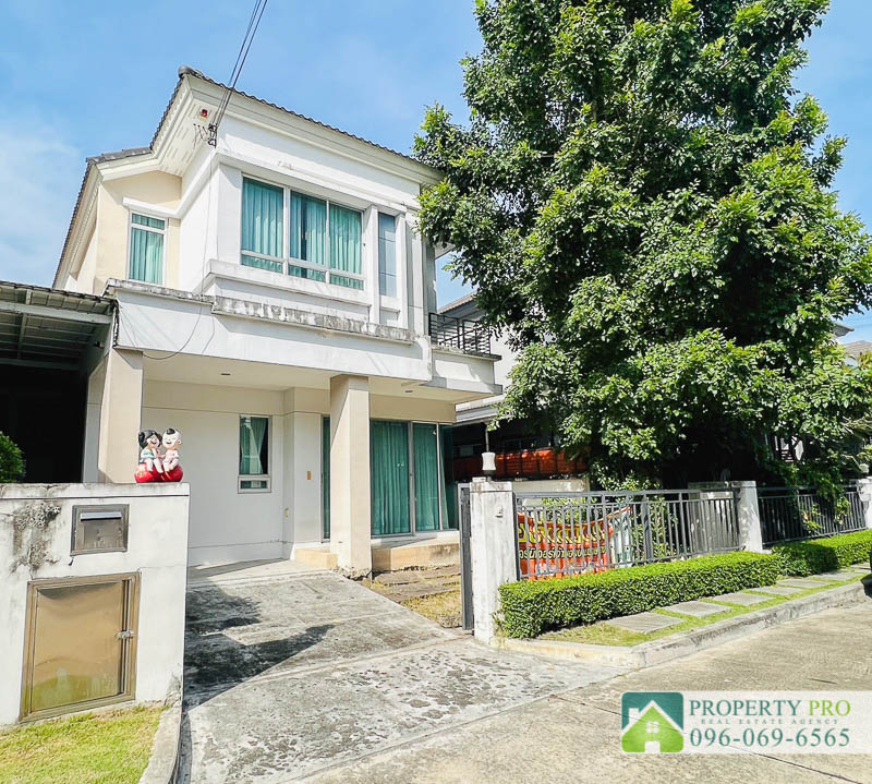 For SaleHouseNawamin, Ramindra : AL23S-016 House for sale, Life Bangkok Boulevard, Ramintra, house 35 sq w., usable area 146 sq m., very beautiful house, Near Fashion Island BTS station, Suan Siam, Panya Inthra, Phraya Suren, Seri Thai, Kanchanaphisek,