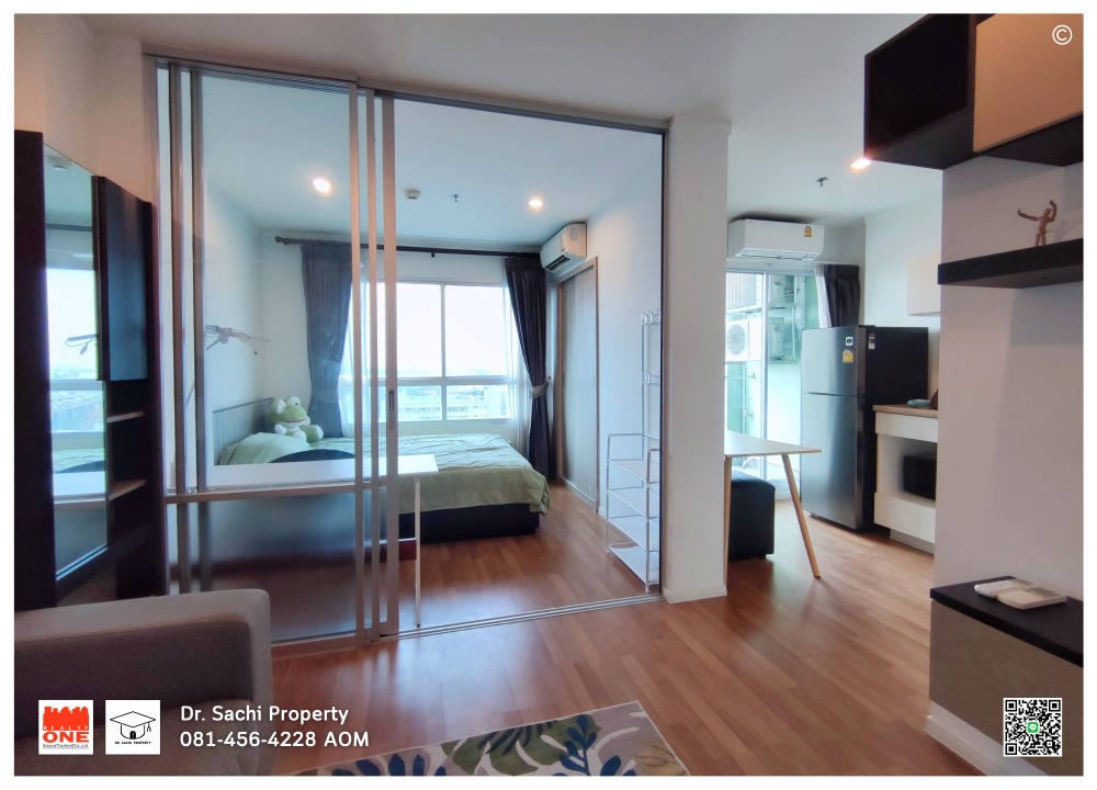 For SaleCondoPinklao, Charansanitwong : Condo for sale Lumpini Place Borommaratchachonnani-Pinklao, spacious room, fully furnished, ready to move in.