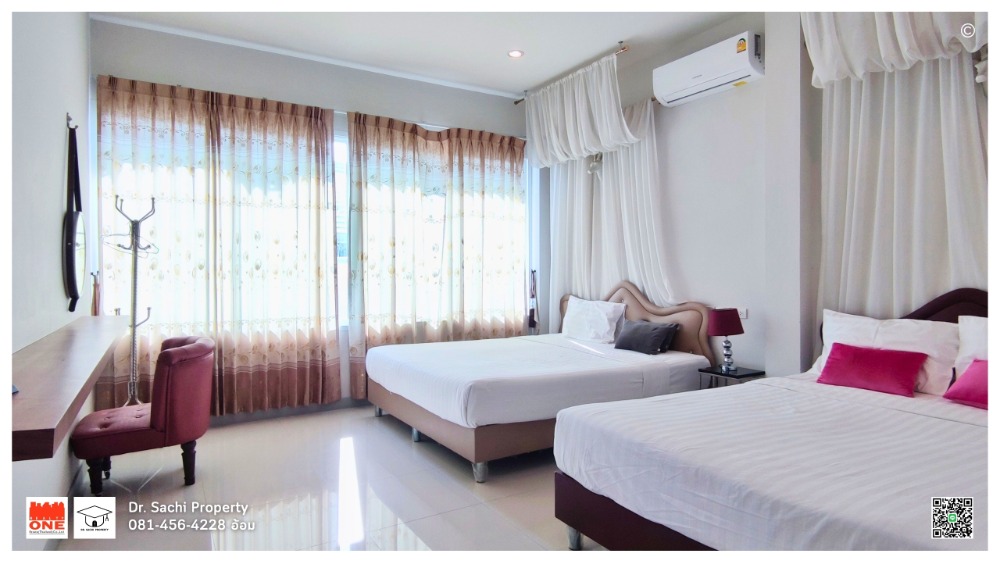 For SaleHouseCha-am Phetchaburi : Pool villa for sale, near Cha-am beach, area 172 sq.wa., corner house, wide area, 4 bedrooms, 3 bathrooms, fully furnished.