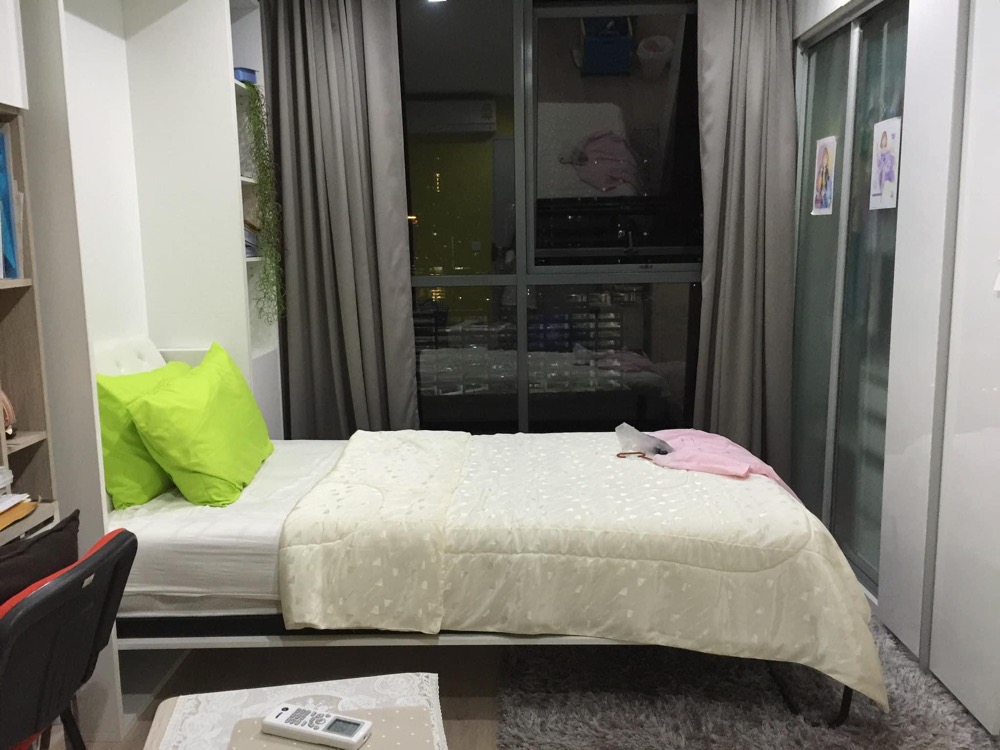 For RentCondoRatchathewi,Phayathai : Ideo Mobi Phayathai 【𝐑𝐄𝐍𝐓】🔥 Studio room Complete furniture, beautiful view near BTS Phayathai, End of December! 🔥Contact Line ID: @hacondo