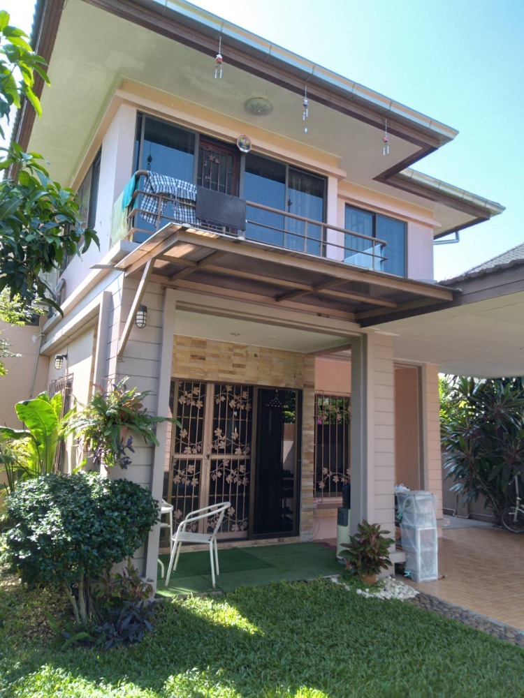 For SaleHouseNawamin, Ramindra : Single house for sale, Sammakorn Nimitmai, corner house, near Sarasas Witaed School.