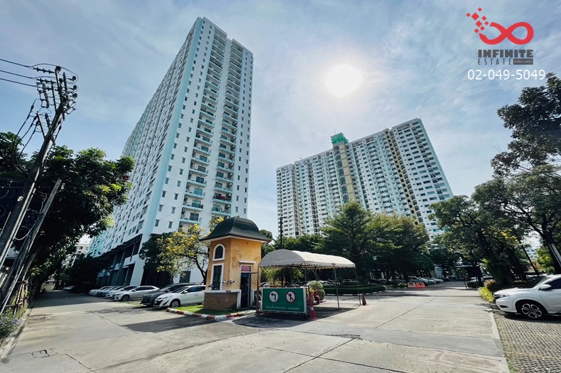 For SaleCondoKasetsart, Ratchayothin : Condo for sale, Supalai Park Kaset, 92.82 square meters, 6th floor, Kaset-Nawamin Road. Near the BTS and Kasetsart University.