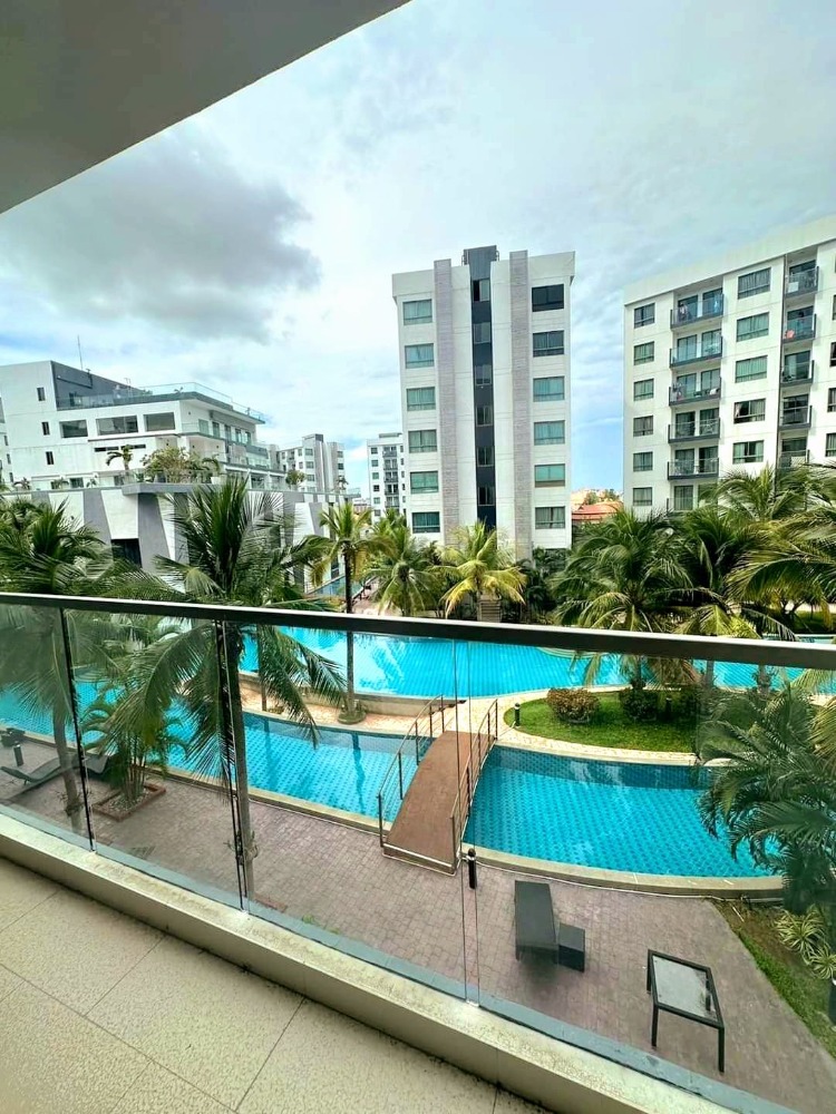 For SaleCondoPattaya, Bangsaen, Chonburi : ⚜️ Arcadia Beach Resort ⚜️ Garden view and pool view, 2 bedrooms, fully furnished, not far from Pattaya Beach, convenient transportation