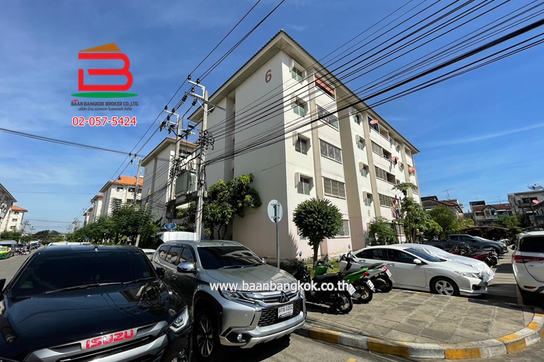 For SaleCondoKasetsart, Ratchayothin : Condo suite Eua-Athorn Khubon, area 31.85 sq m., Khubon Road, Bang Khen District.