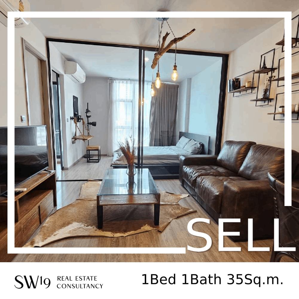 For SaleCondoSukhumvit, Asoke, Thonglor : For sale ℝℍ𝕐𝕋ℍ𝕄 𝔼𝕜𝕜𝕒𝕞𝕒𝕚 1 bedroom 𝟑𝟓 sq m. 𝟖.𝟐𝟓Mb.. (JOY0844540191)