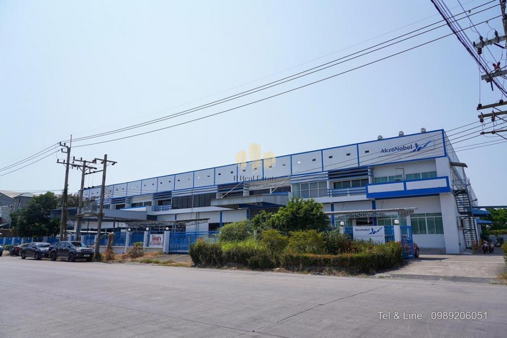 For RentWarehouseSamut Prakan,Samrong : Warehouse/office for rent Purple area, Theparak Road, Bang Sao Thong Subdistrict, Bang Sao Thong District, Samut Prakan, area 1,152-4,800 sq m.