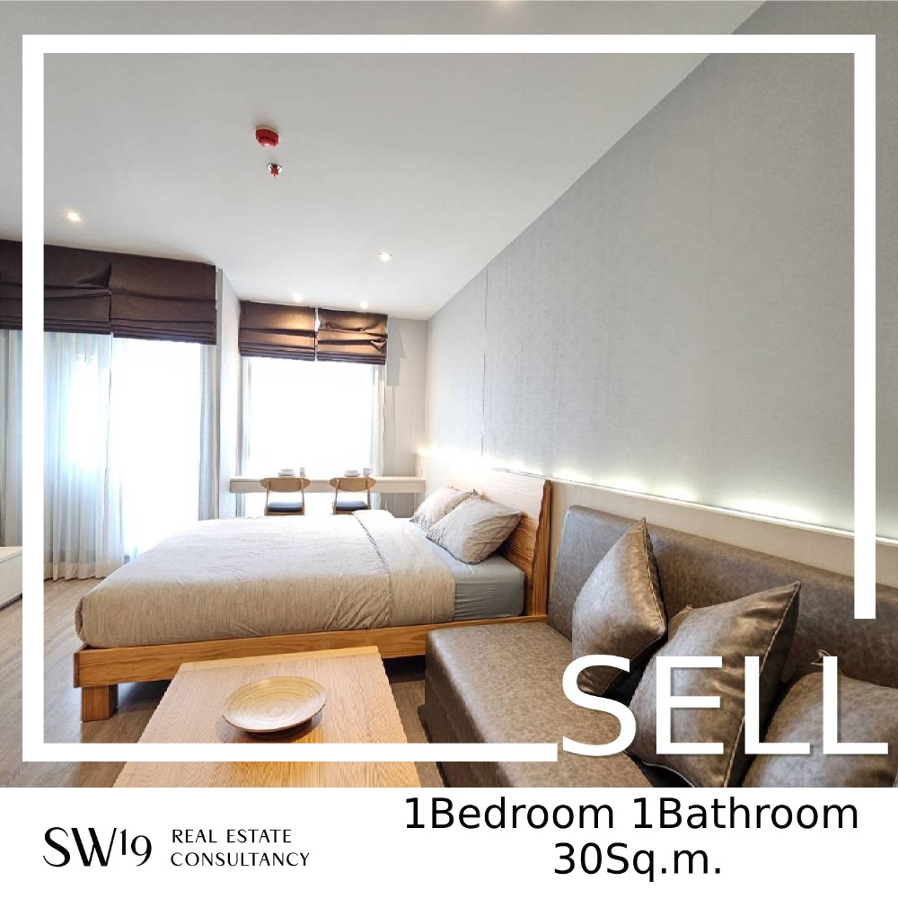 ขายคอนโดสุขุมวิท อโศก ทองหล่อ : For sale ℝℍ𝕐𝕋ℍ𝕄 𝔼𝕜𝕜𝕒𝕞𝕒𝕚 1 bedroom 𝟑𝟏sq m.𝟕.𝟏𝟓Mb.. (JOY0844540191)