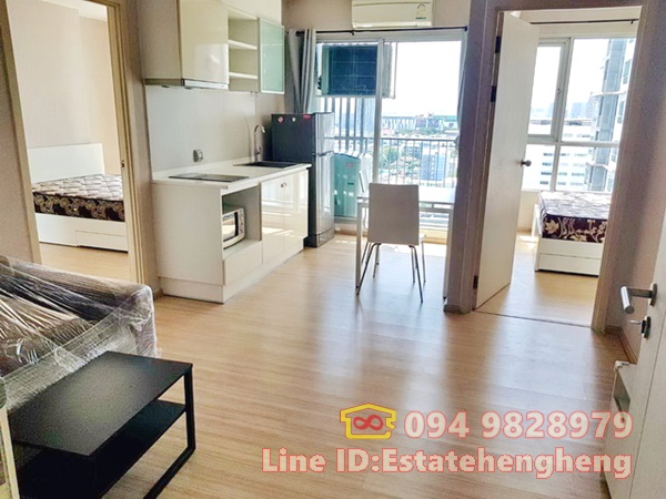 For RentCondoBang kae, Phetkasem : EHH for rent Fuse Sense Fuse Sense Bang Khae FL16 2 bedrooms 46 sq m, beautiful, new, cheapest.