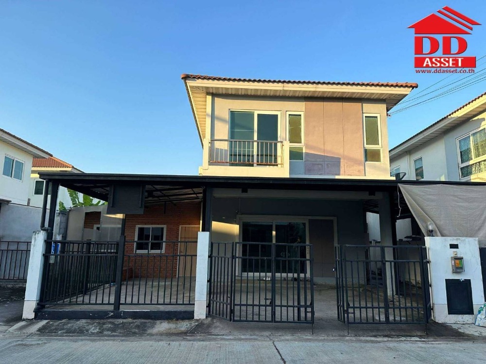 For SaleHousePathum Thani,Rangsit, Thammasat : Single house for sale, Supalai Ville Village, Lam Luk Ka Khlong 5, near Kanchanaphisek Ring Road, code H8016.