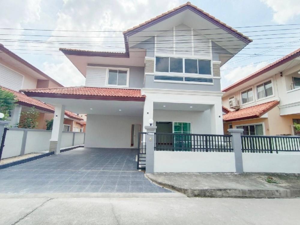 For SaleHouseNawamin, Ramindra : 2-story detached house, Phanason Garden Home Village 8, Nimitmai, Minburi, Suwinthawong, Ramkhamhaeng, Ramintra, Romklao, Lat Krabang, Fashion Island. Safari World Phraya Suren Hathairat Khlong Sam Wa