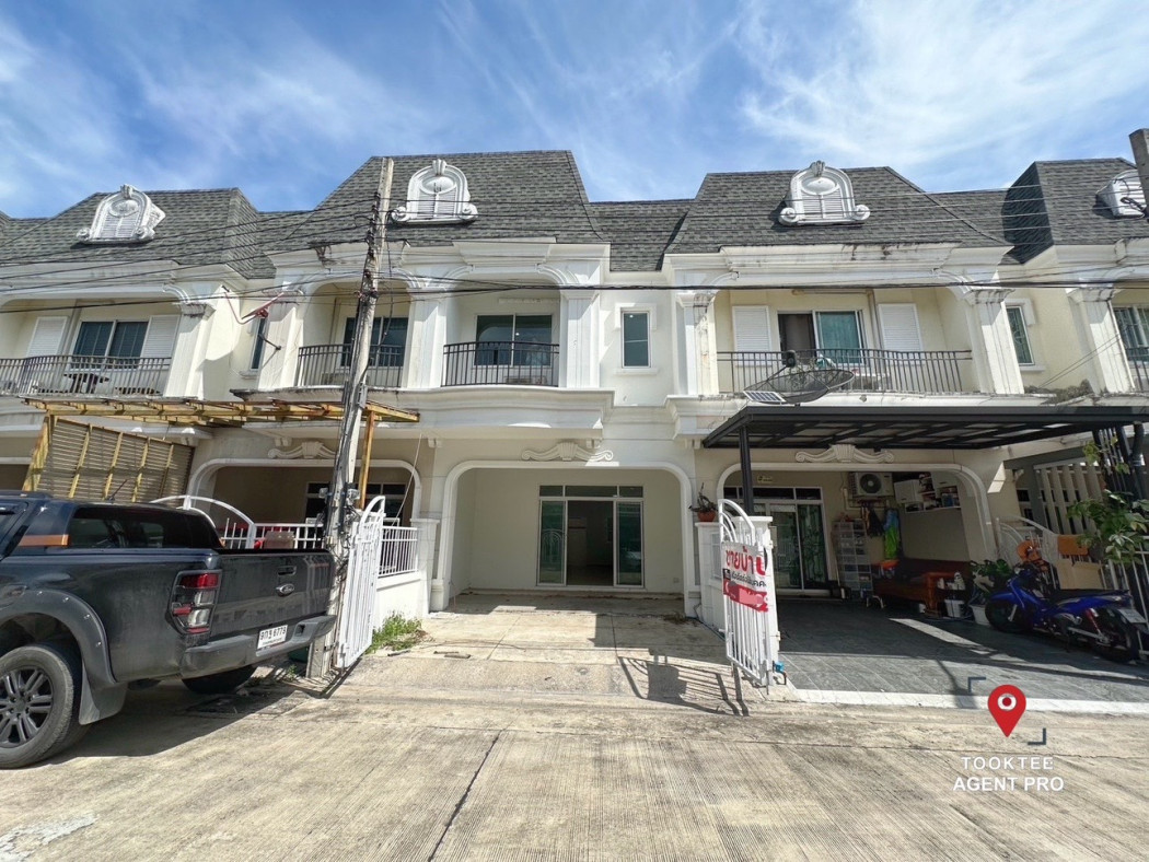 For SaleTownhouseRama5, Ratchapruek, Bangkruai : Townhome for sale, next to Ratchaphruek Road, Parinlak Lite, Rama 5, 140 sq m., 19.4 sq w, with ensuite bathroom in every room.