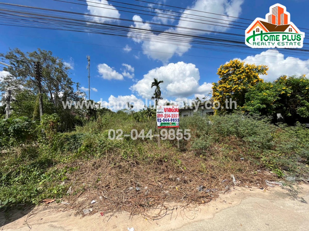 For SaleLandRayong : Land near Chak Ko Phai Intersection, Sak Bok Subdistrict. Ban Khai District, Rayong, area 197 square meters