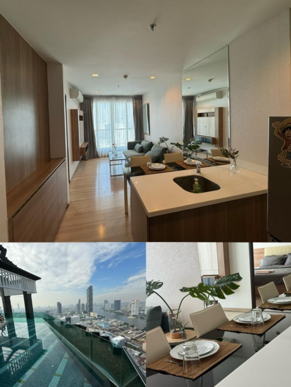 For RentCondoSathorn, Narathiwat : Condo Rhythm Sathorn Bangkok1 room 1 bathroom45 square meters33 floorNear BTS near sathorn near silomNear iconsiam Price per month 28,000bathContact one year Sale price  6,600,000bath