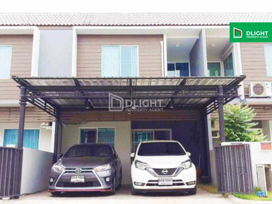 For SaleTownhouseNonthaburi, Bang Yai, Bangbuathong : Townhome The Colors Bang Bua Thong 340 Ratchaphruek Phase 5, area 27.1 sq m, 3 bedrooms, 2 bathrooms, price 2.7 million baht.