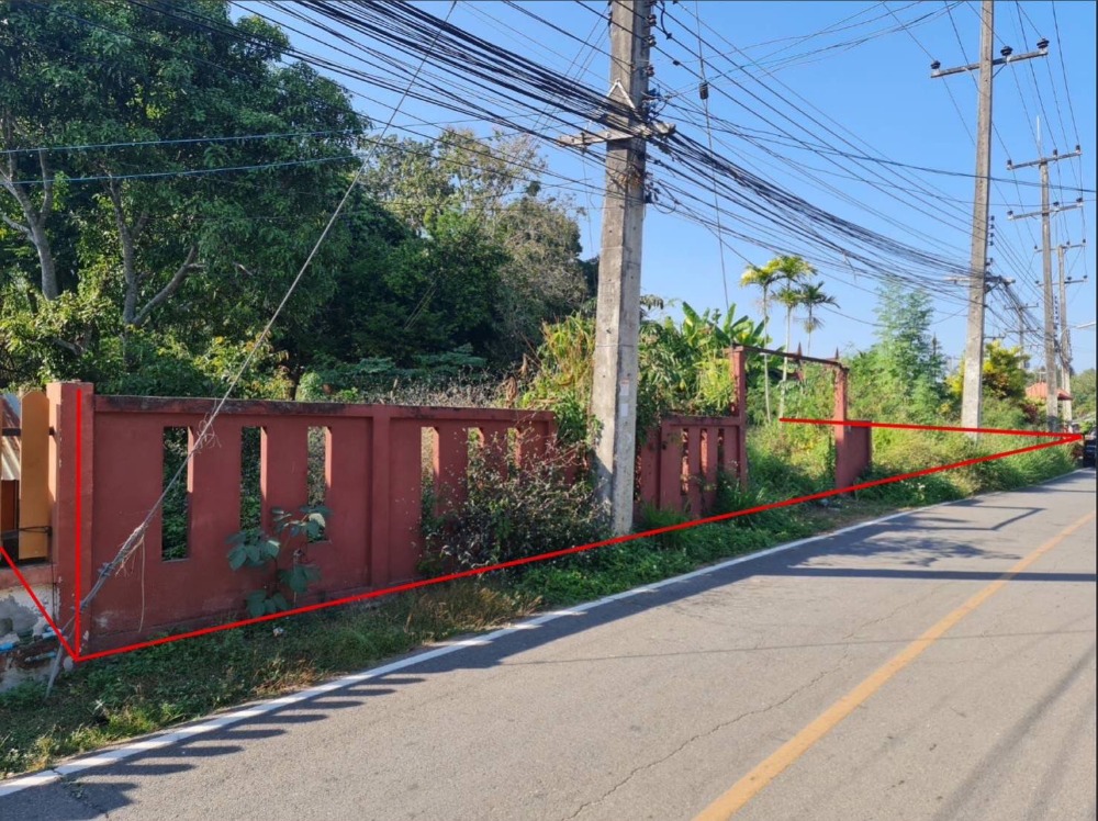 For SaleLandChiang Mai : #Beautiful plot of land for sale #Empty land already filled in, area 412 sq m. #Soi Ban Nong Plaman School #Huai Sai Subdistrict #Mae Rim District #Chiang Mai