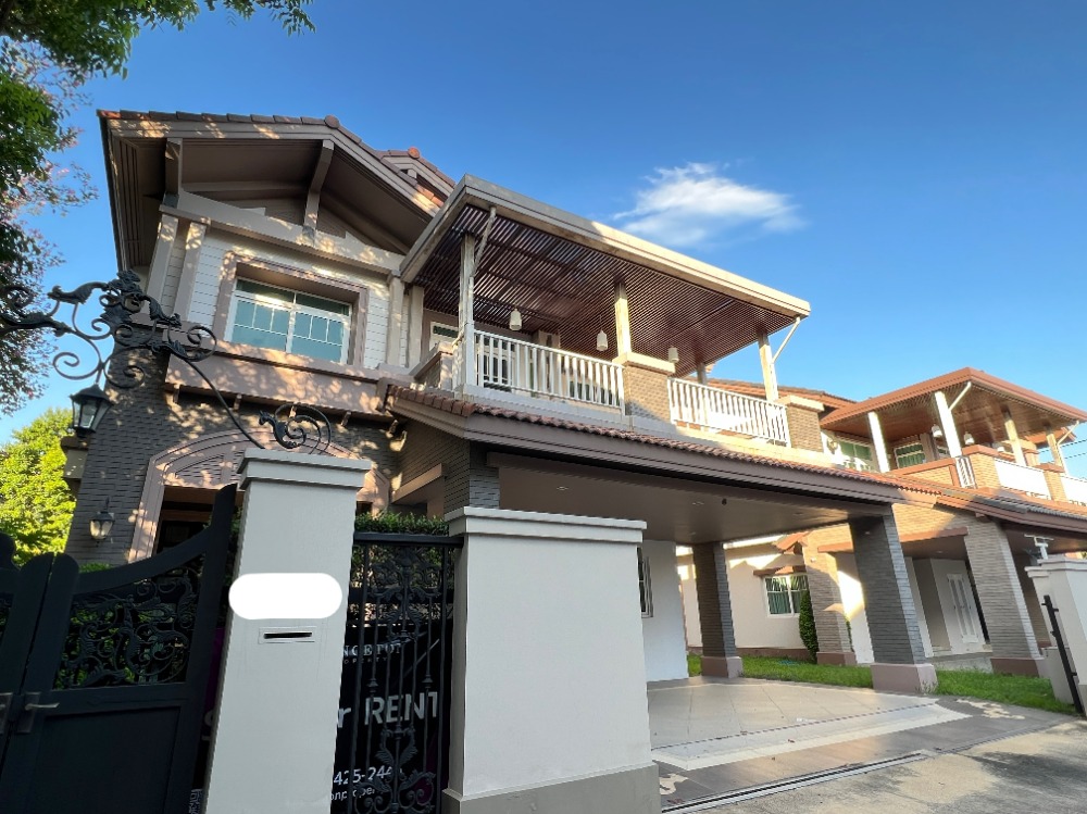 For SaleHouseBangna, Bearing, Lasalle : Detached house for Sale or Rent Nantawan Bangna Km.7 village, Size S, Near Mega Bangna