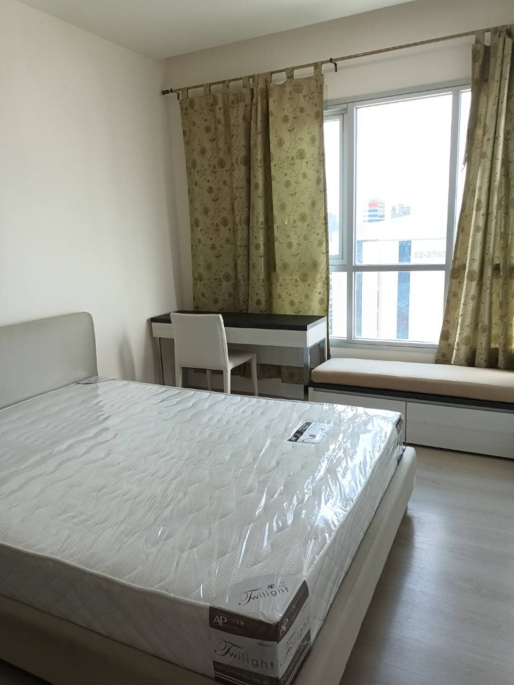 For RentCondoRatchadapisek, Huaikwang, Suttisan : 🥝🥝 (with washing machine) Condo for rent, Life Ratchadaphisek 🥝🥝 17th floor, size 31 sq m., fully furnished, with washing machine.