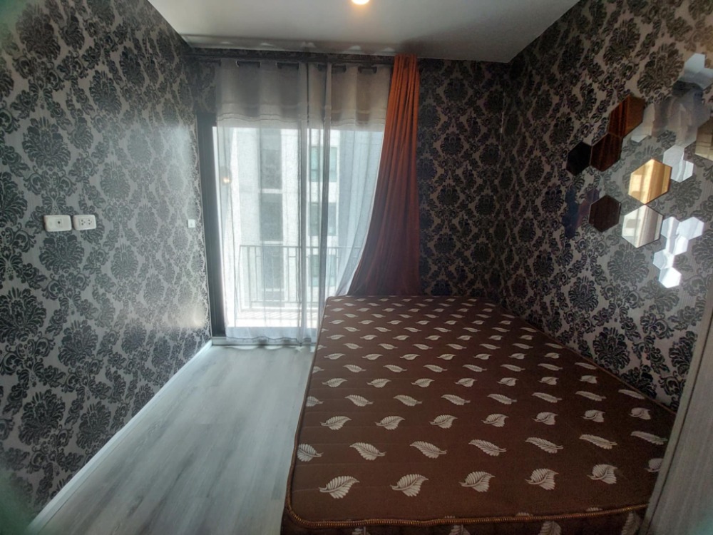 For RentCondoBangna, Bearing, Lasalle : For rent, corner room, 2 bedrooms, Notting Hill Sukhumvit 105 @BTS Bearing, 43 sq m., 4th floor, fully furnished