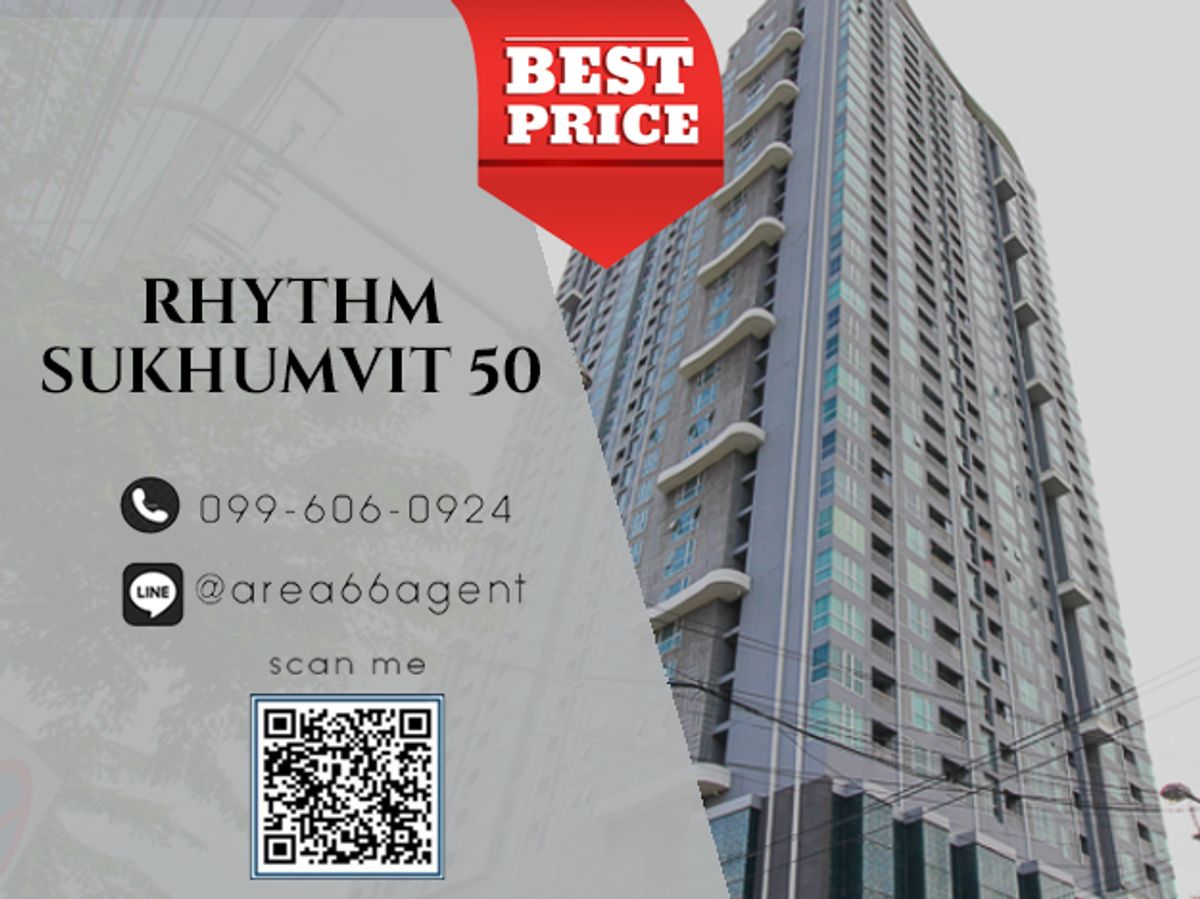 For SaleCondoOnnut, Udomsuk : 🔥 For sale!! Condo Rhythm Sukhumvit 50