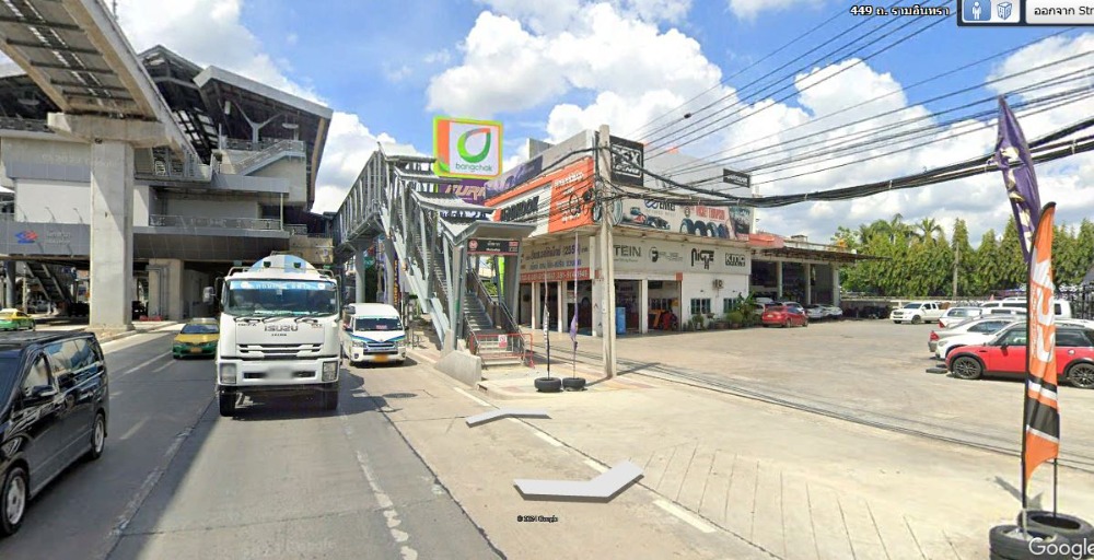 ให้เช่าตึกแถว อาคารพาณิชย์นวมินทร์ รามอินทรา : Space&Showroom For rent ให้เช่าพื้นที่ดินพร้อมสิ่งปลูกสร้าง #ติดสถานีรถไฟฟ้ามัยลาภ ติด ถ.รามอินทรา กม.4ที่ดิน 396 ตร.ว.พื้นที่ใช้สอยประมาณ 1,200 ตร.ม.