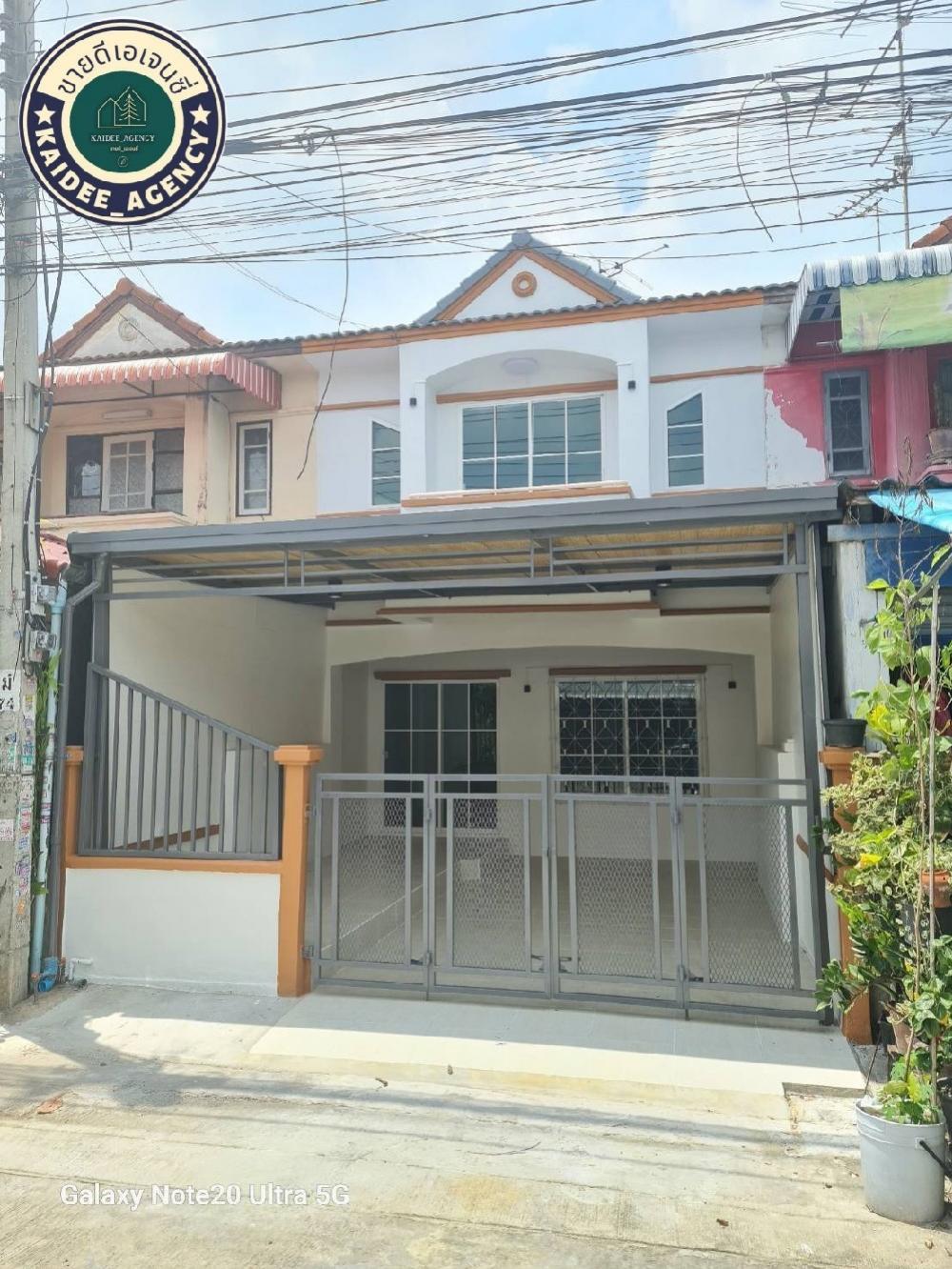 For SaleTownhouseNawamin, Ramindra : 2-story townhouse, KC Village, Ramintra 3, KC.3, Hathairat, Thairaman, Phraya Suren, Maruay Market, Hathaimit, Sai Mai, Lam Luk Ka, Nimitmai, Safari World, Fashion Island, Ramintra, Chatuchot, along Khlong Song, Khlong Sam Wa.