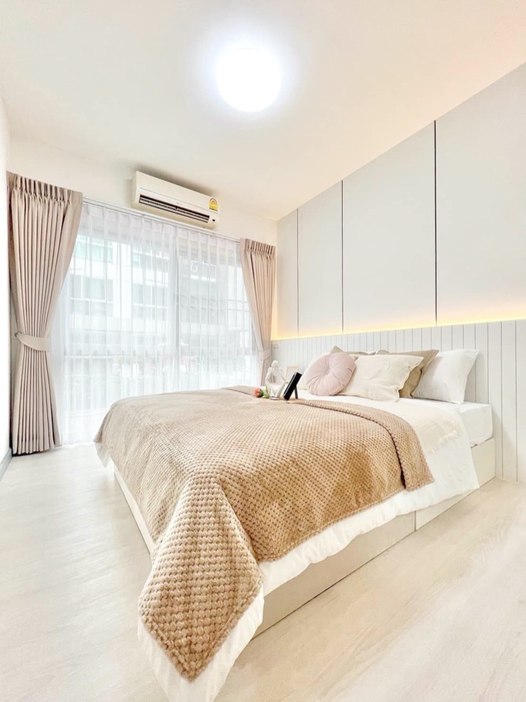 For SaleCondoOnnut, Udomsuk : Urgent sale💥 A Space Sukhumvit 77, near BTS On Nut, 1 bedroom, newly renovated, next to swimming pool. Fully furnished You can move your knee bag and move in!!