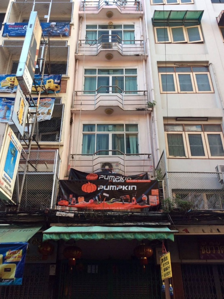 For SaleShop HouseYaowarat, Banglamphu : 5 and a half storey commercial building: Yaowarat area / suitable for residences, warehouses