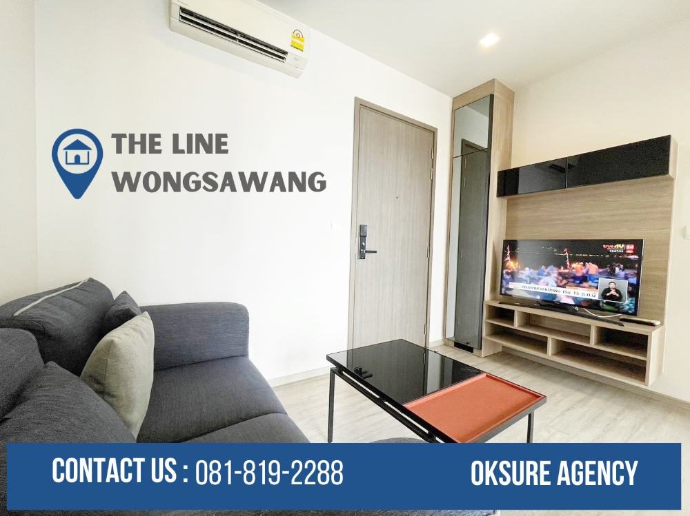 For RentCondoBang Sue, Wong Sawang, Tao Pun : Condo for rent the line wongsawang 1 bed (contain video)