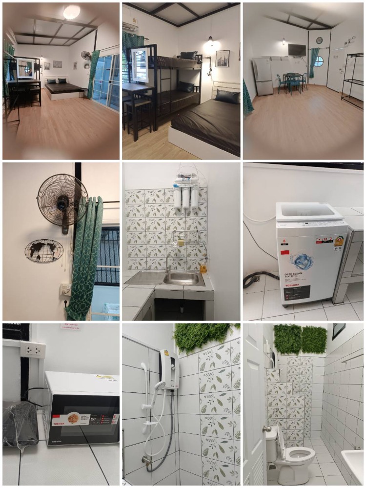 For RentHouseNonthaburi, Bang Yai, Bangbuathong : Be Lucky, condominium for rent, 32 sq m., fully furnished, can accommodate 2-4 people, monthly.