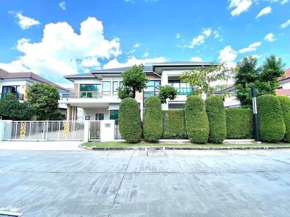 For SaleHouseRama5, Ratchapruek, Bangkruai : ♦ Luxury Modern ♦ SIngle House 86.30 sq.w. 320 sq.m. | 4 Beds, Pool | near MRT Bang Rak Noi Tha Brick 1 min., Boonthavorn 2 mins.