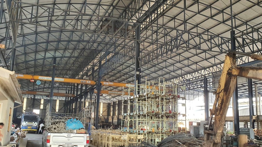 For SaleFactorySamut Prakan,Samrong : Factory for sale, scrap metal recycling business Area size is almost 4 rai, Suwannabut 1 Project, Phraeksa, Bang Phli, Bang Pla, Samut Prakan.