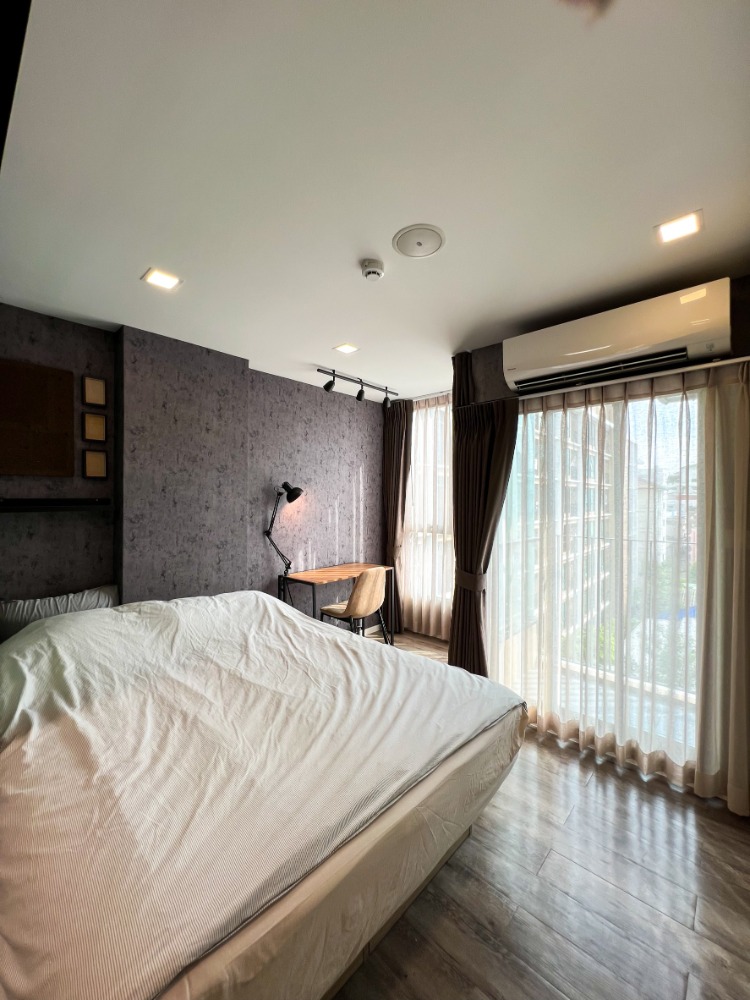 For RentCondoRatchadapisek, Huaikwang, Suttisan : For rent 𝑩𝒓𝒐𝒘𝒏 𝑪𝒐𝒏𝒅𝒐 𝑯𝒖𝒂𝒊𝒌𝒘𝒂𝒏𝒈 🍀Beautiful room, new, never rented out.