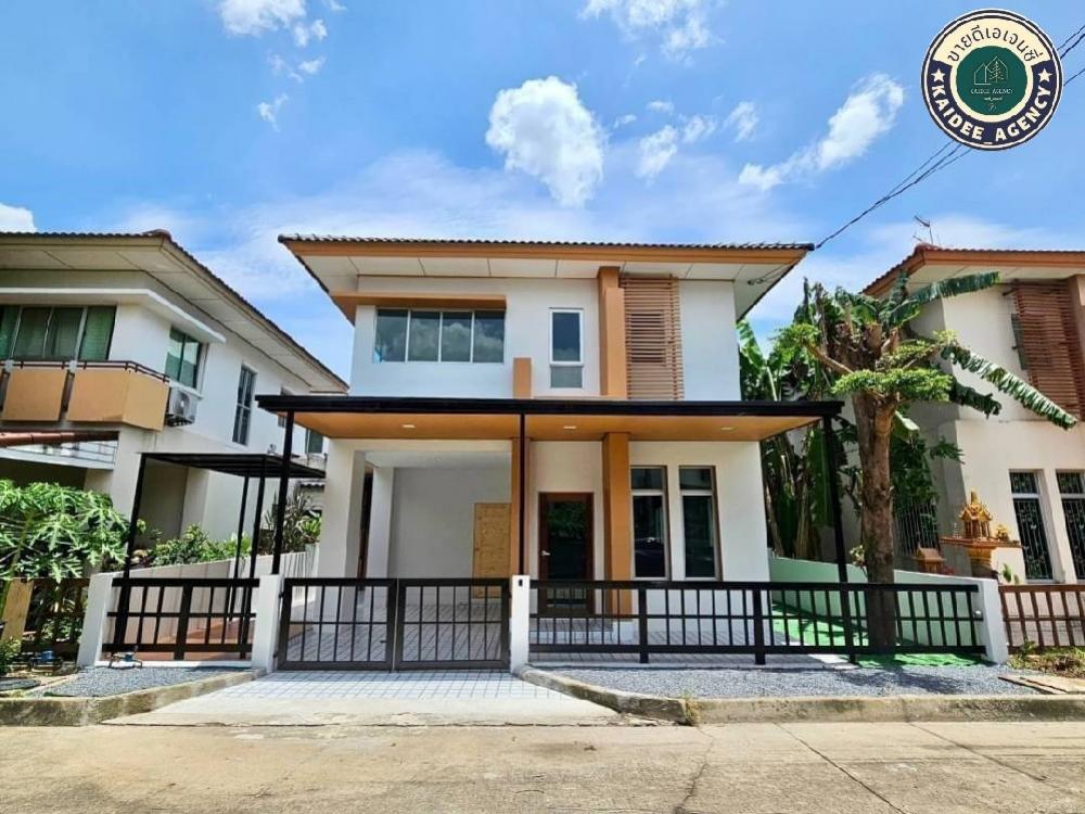 For SaleHouseNawamin, Ramindra : Semi-detached house, 2-story detached house, Prompat Greennova Village. Panya Natural Park, Safari World, Fashion Island, Panya Indra, Ramintra, along Khlong Song, Hathairat, Phraya Suren, Khubon, Chatuchot Nimit Mai, Min Buri, Pink Line Skytrain, Khlong 