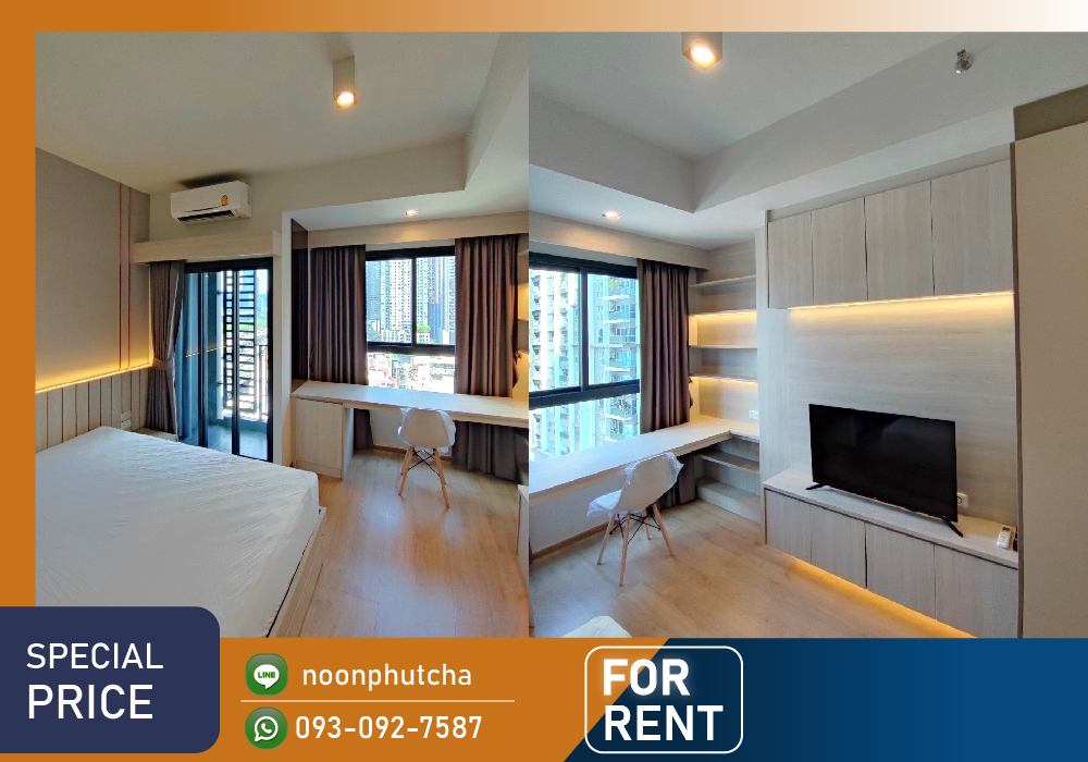 For RentCondoRama9, Petchburi, RCA : 📣 IDEO-Rama 9 Asoke / 27 sq m. Furniture, electrical appliances, decorated, ready to move in 📞TEL/LINE 093-092-7587