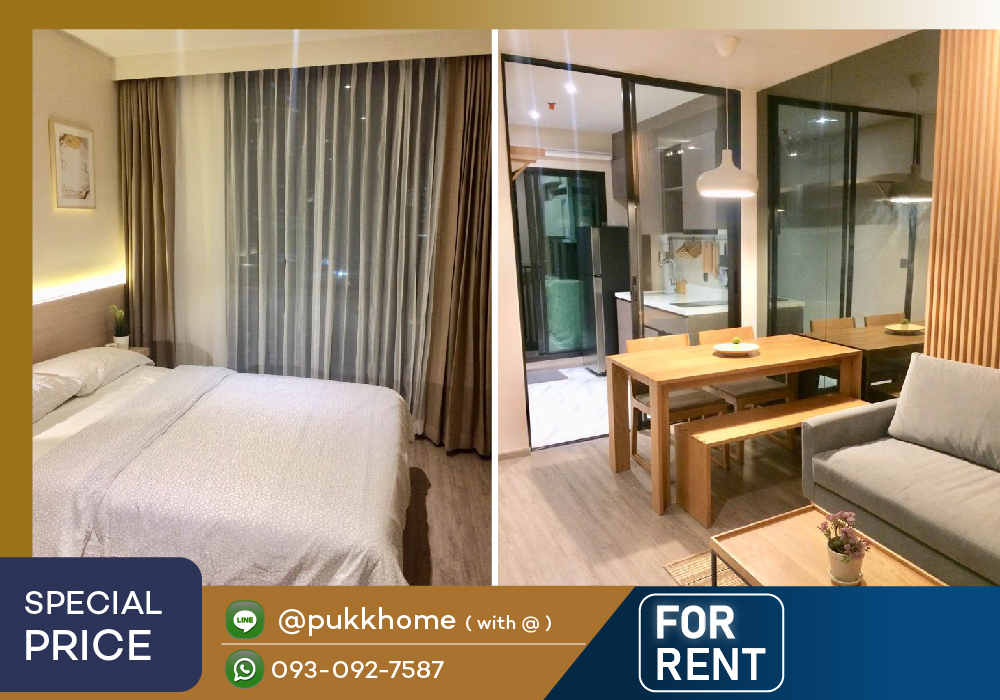 For RentCondoSukhumvit, Asoke, Thonglor : Rhythm Ekkamai ✨ 1 bedroom, fully furnished, ready to move in 📞 Line : @pukkhome (with @)