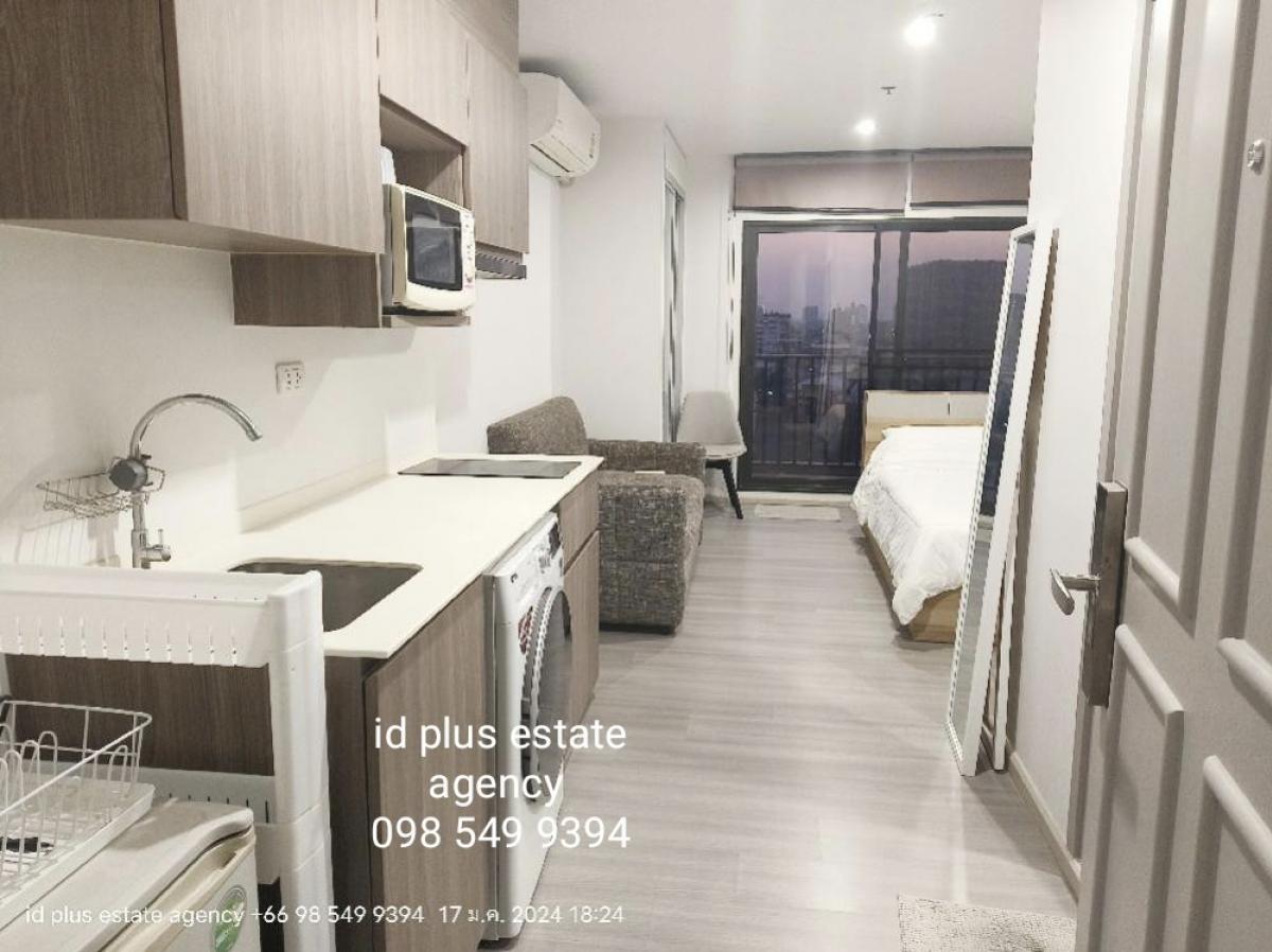 For RentCondoPinklao, Charansanitwong : The Parkland Charan - Pinklao Condo for rent : Studio room for 24.5sqm. on 10th floor C building.with fully furnished and electrical appliances.Next to MRT Bangyikhan.Rental only for 10,000 / m.