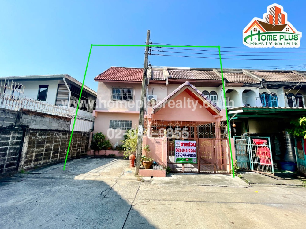 For SaleTownhouseMin Buri, Romklao : Sirinthep Village 5, behind Soi Ramkhamhaeng 138