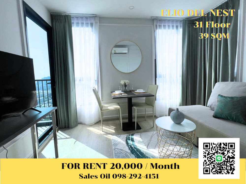 For RentCondoOnnut, Udomsuk : ✨NEW✨STOCK✨FOR RENT 1BEDROOM PLUS BIGSIZE 39 SQM | 20,000 PER MONTH | Khun Oil 098-2924151