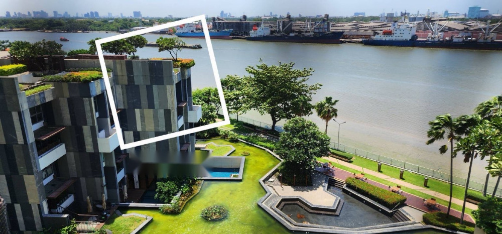 ให้เช่าคอนโดพระราม 3 สาธุประดิษฐ์ : The Pano Riverfront 3bed 4bath 453sqm. with private pool 230,000/mth Am: 0656199198