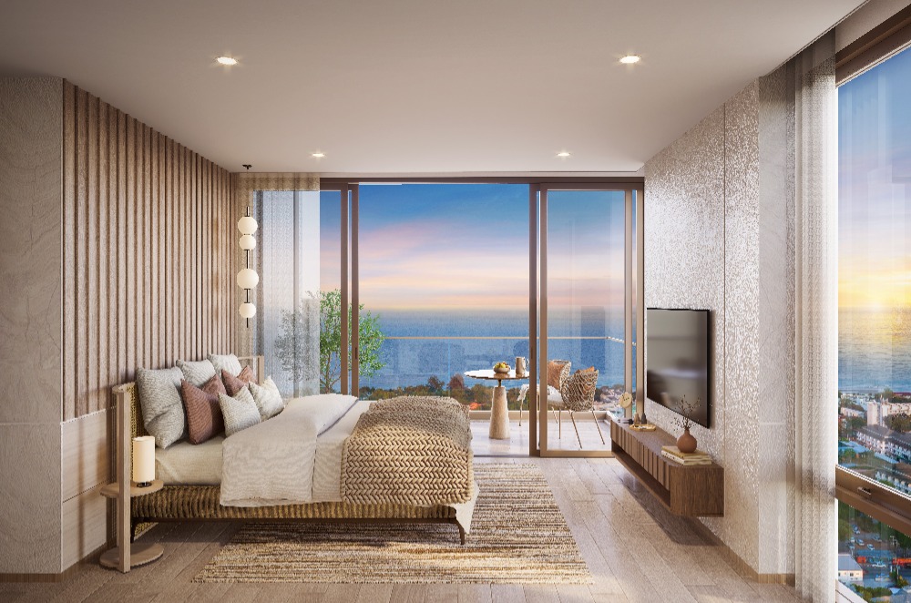 ขายคอนโดหัวหิน ประจวบคีรีขันธ์ : VEHHA HUA HIN 3 Bed Penthouse Horizon Bay New Layout Seaview with Panoramic