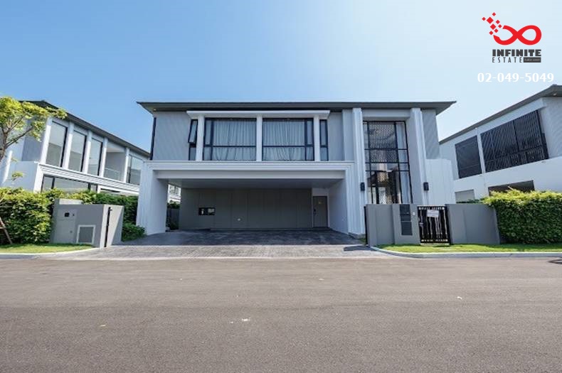 For SaleHouseLadkrabang, Suwannaphum Airport : For sale and rent, 2-story detached house, Belgravia Exclusive Pool Villa, Bangna-Rama 9, Sukhaphiban 2 Road.