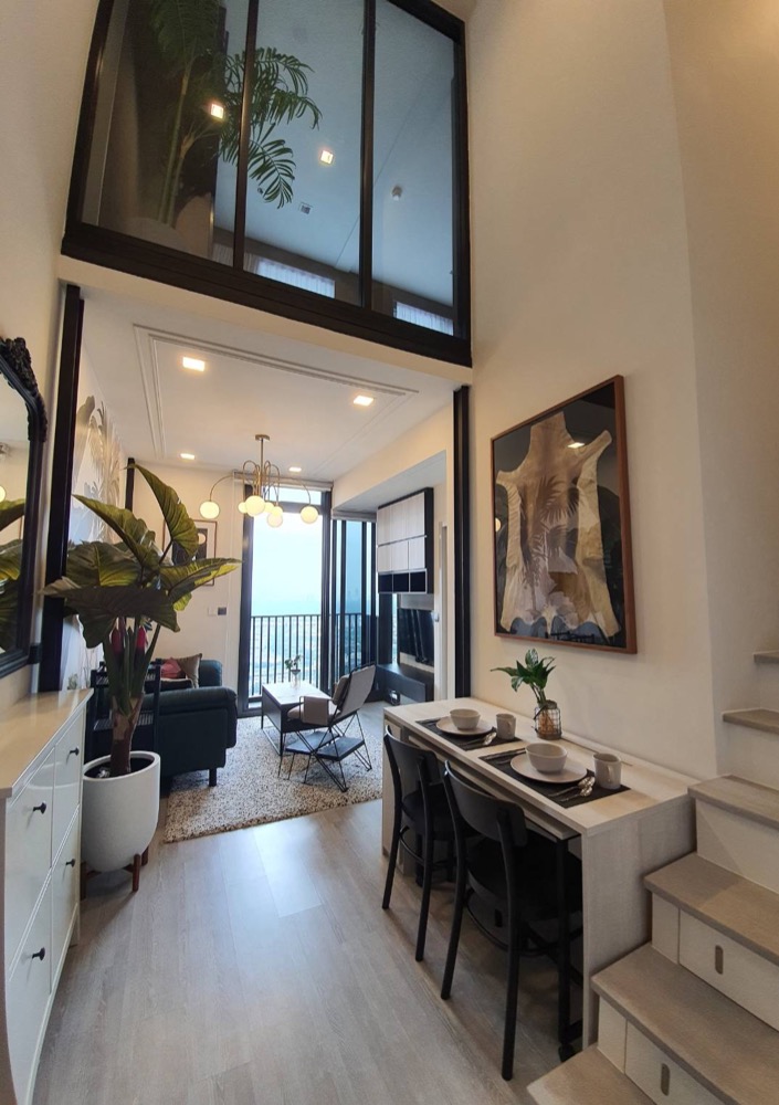 For SaleCondoOnnut, Udomsuk : The Line Sukhumvit 101 **For sale or rent** SELL or RENT: (1 BED/1 Bath DUPLEX)