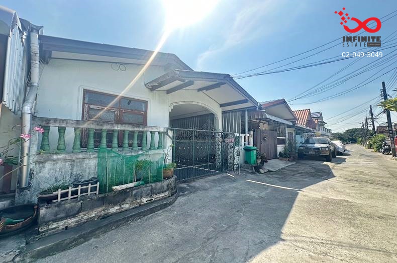 For SaleHouseMin Buri, Romklao : Single-storey detached house for sale, 25 square meters, Soi Rat Phatthana 5 Rat Phatthana Road