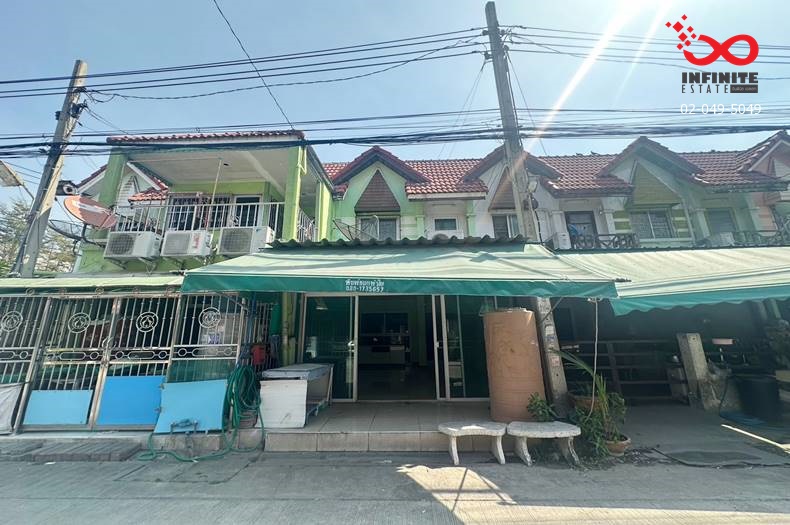 For SaleTownhouseNonthaburi, Bang Yai, Bangbuathong : 2-story townhouse for sale, Nakhon Thong Park View Village 3, Bang Bua Thong-Suphan Buri Road.