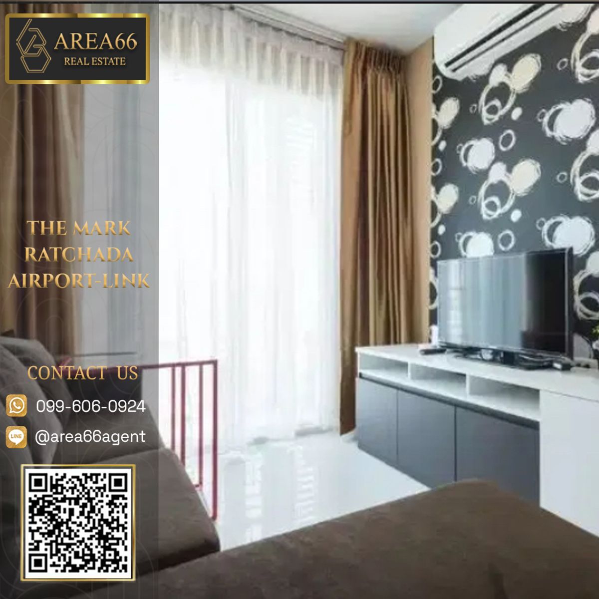 For SaleCondoRama9, Petchburi, RCA : 🔥 🔴 Urgent sale !! The Mark Condo Ratchada - Airport Link