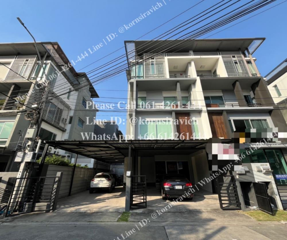 For RentHome OfficeRatchadapisek, Huaikwang, Suttisan : For rent: Home office, Maeng Jai - Rama 9 | Parking for 5 cars | Company registration available, welcome tenants for business