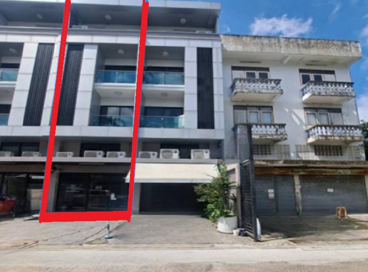 For RentTownhouseRatchadapisek, Huaikwang, Suttisan : For Rent Building for rent / Home Office 4.5 floors, Soi Vibhavadi Rangsit 20, Lat Phrao or Ratchadaphisek, good location, 3 air conditioners, suitable as an office, can register a company