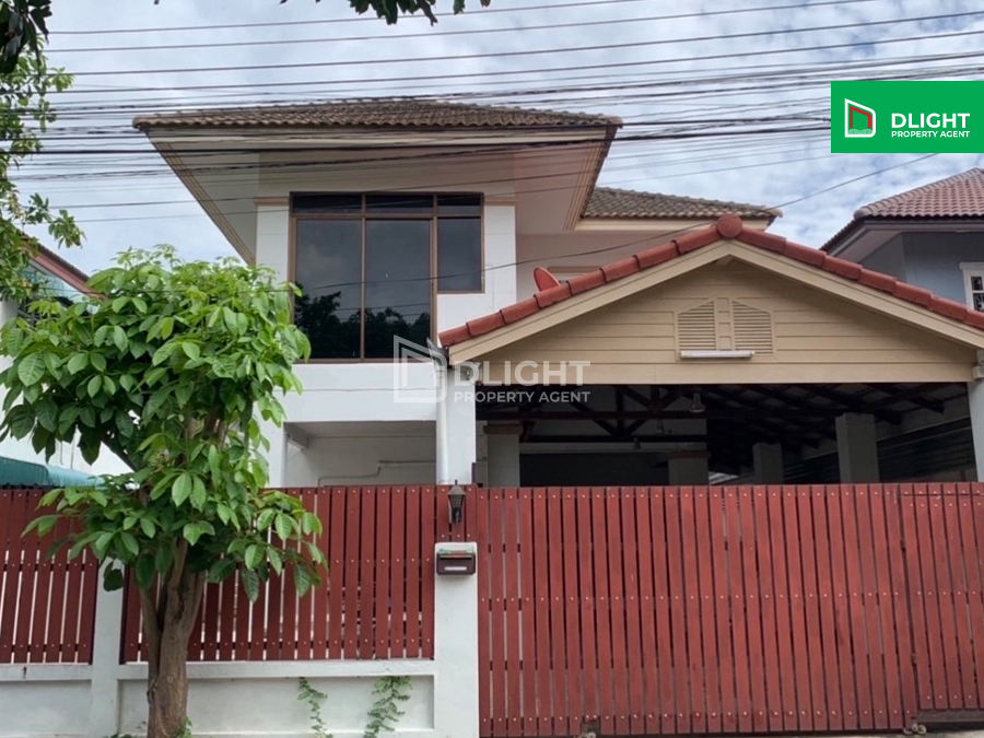 For SaleHouseMin Buri, Romklao : 2-story detached house, Panthiya, 55 sq m, 160 sq m, 4 rooms, 3 bathrooms, price 3.3 million baht.